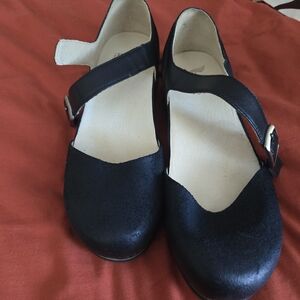 Black Mary Jane Strap Flats